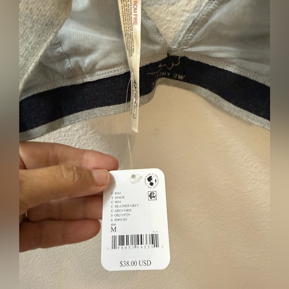 NWT We The Free Gray Bralette size M - Picture 4 of 4